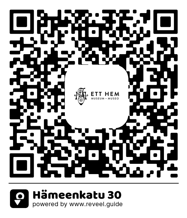 Image of the QR linking to the Hämeenkatu 30