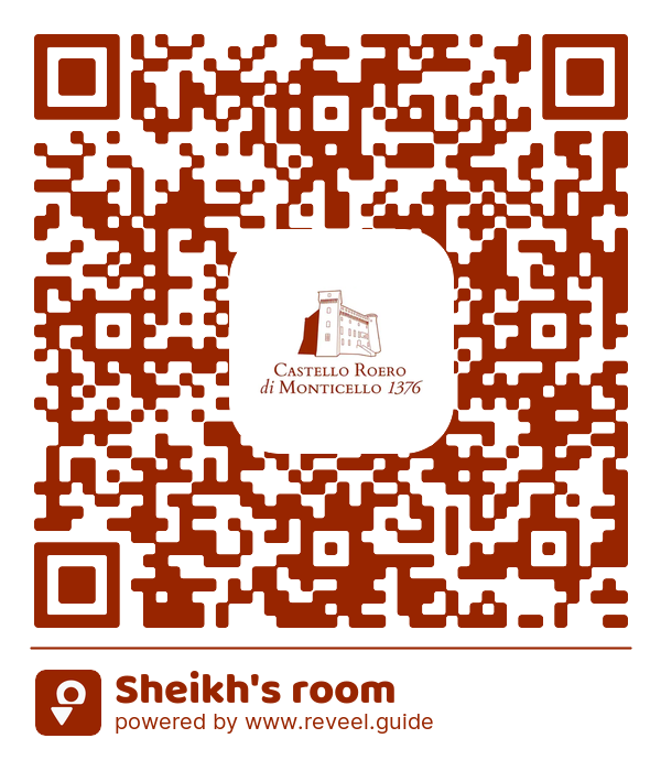 Image of the QR linking to the Sheikh's room