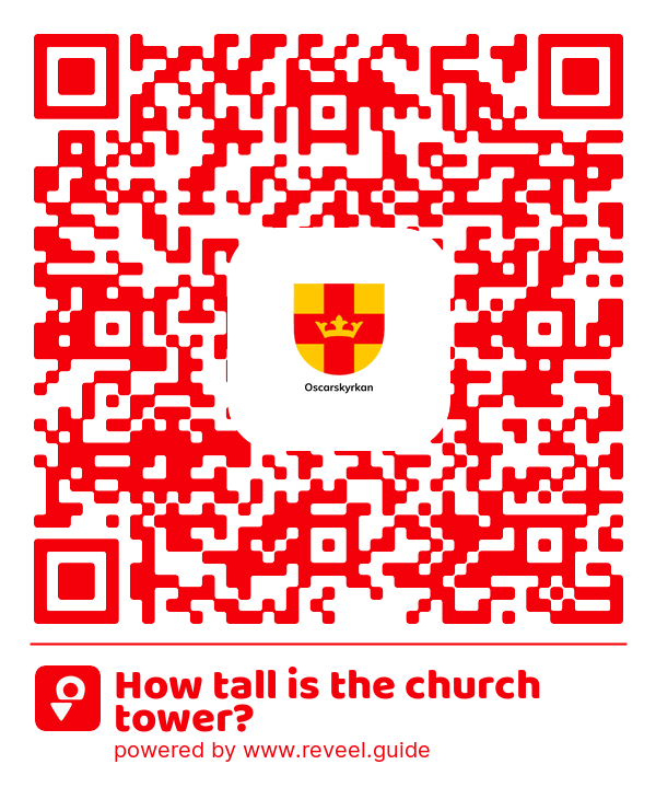 Image of the QR linking to the How tall is the church tower?