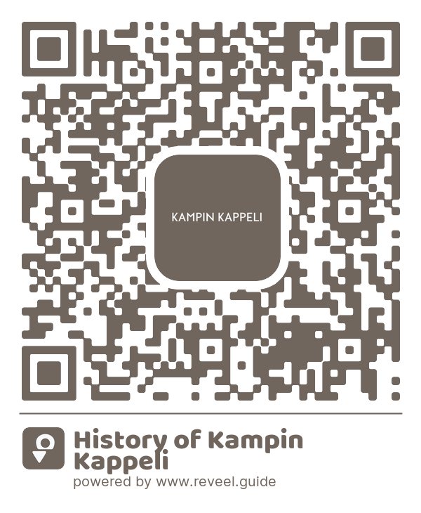 Image of the QR linking to the History of Kampin Kappeli