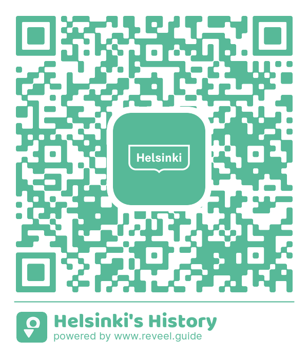 Image of the QR linking to the Helsinki's History