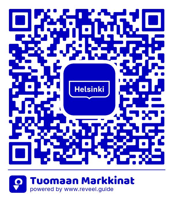 Image of the QR linking to the Helsinki Christmas Market 