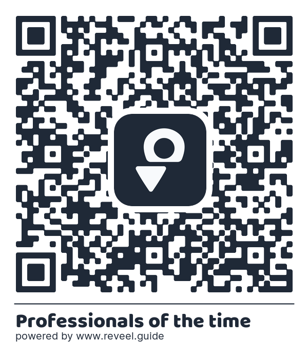 Image of the QR linking to the Professionals of the time