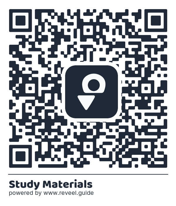 Image of the QR linking to the Study Materials
