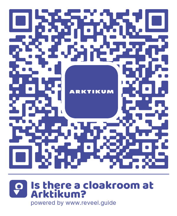 Image of the QR linking to the Is there a cloakroom at Arktikum?