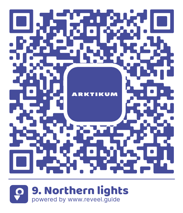 Image of the QR linking to the 9. Northern lights
