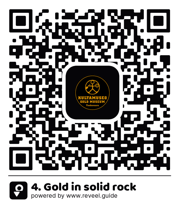 Image of the QR linking to the 4. Gold in solid rock