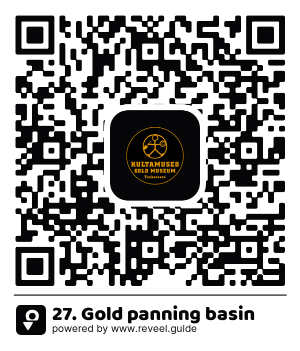 Image of the QR linking to the 27. Gold panning basin