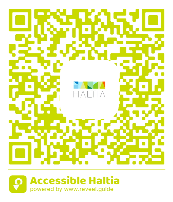 Image of the QR linking to the Accessible Haltia