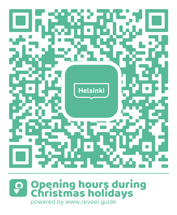 Image of the QR linking to the Opening hours during Christmas holidays