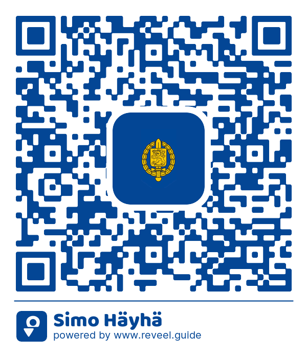 Image of the QR linking to the Simo Häyhä