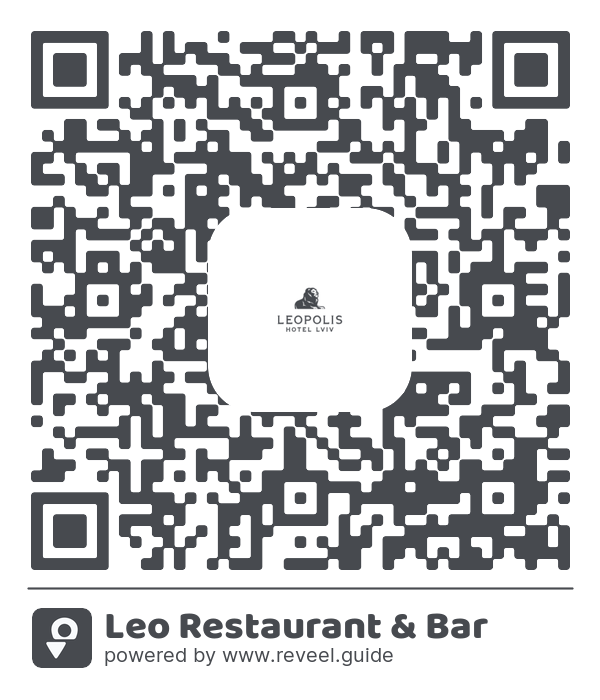 Image of the QR linking to the Leo Restaurant & Bar
