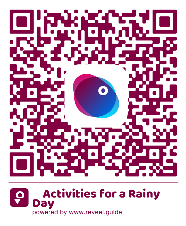 Image of the QR linking to the  🌧️ Activities for a Rainy Day