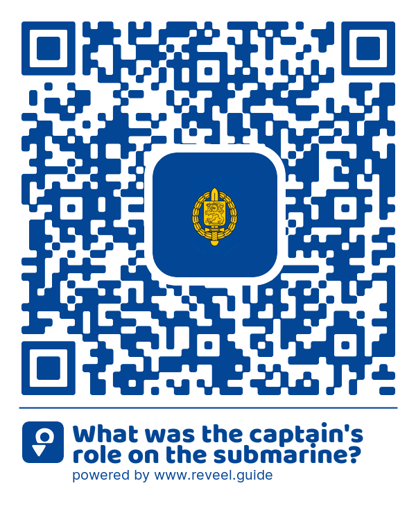 Image of the QR linking to the What was the captain's role on the submarine?