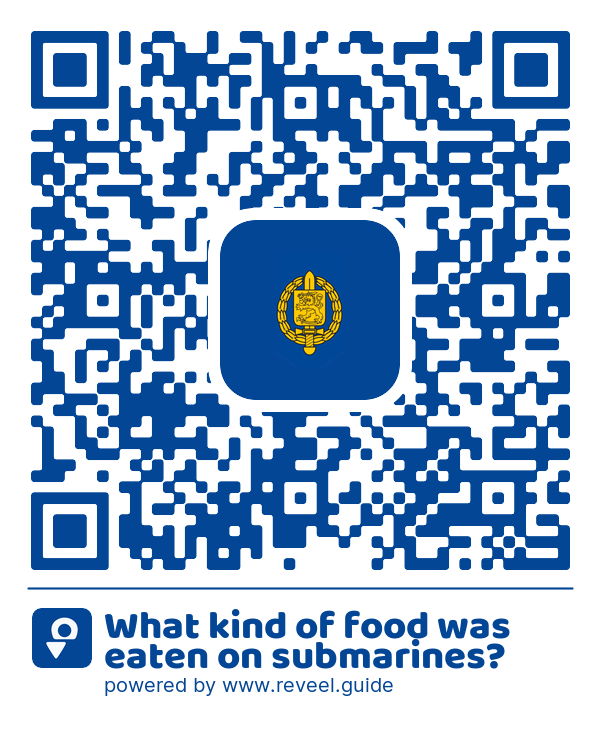 Image of the QR linking to the What kind of food was eaten on submarines?