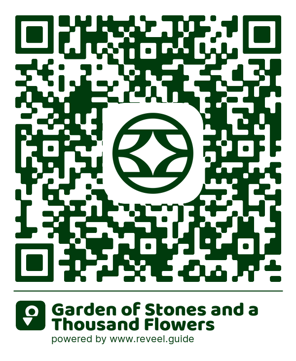 Image of the QR linking to the Garden of Stones and a Thousand Flowers