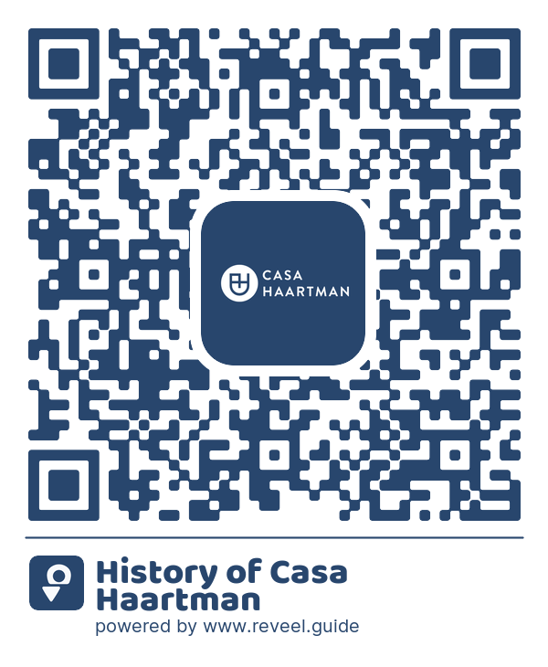 Image of the QR linking to the History of Casa Haartman