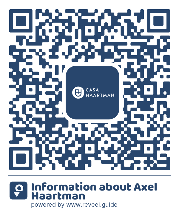 Image of the QR linking to the Information about Axel Haartman