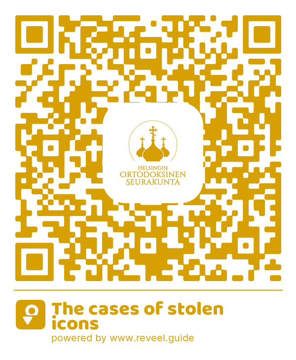 Image of the QR linking to the The cases of stolen icons