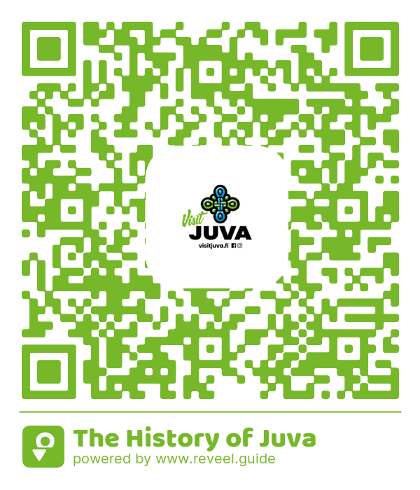 Image of the QR linking to the The History of Juva