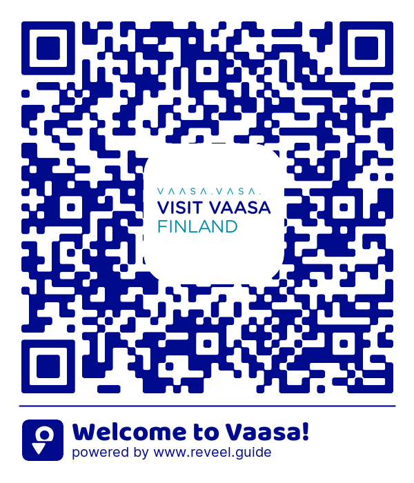 Image of the QR linking to the Tervetuloa Vaasaan!