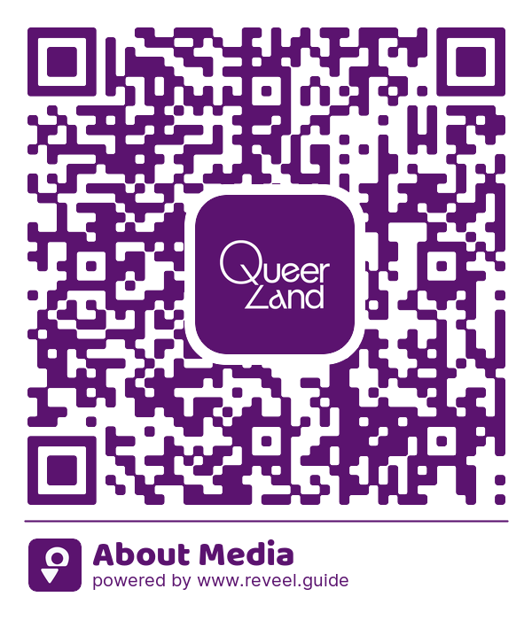 Image of the QR linking to the About Media