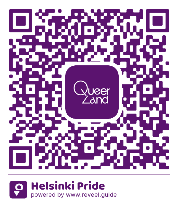 Image of the QR linking to the Helsinki Pride