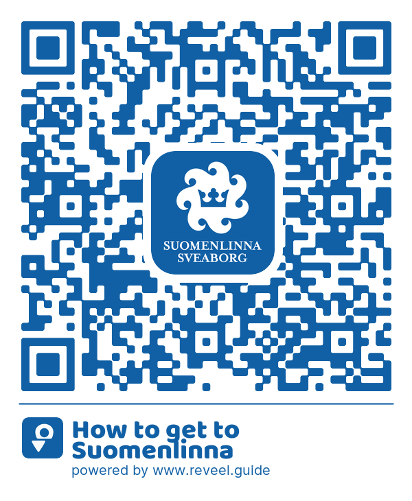 Image of the QR linking to the How to get to Suomenlinna