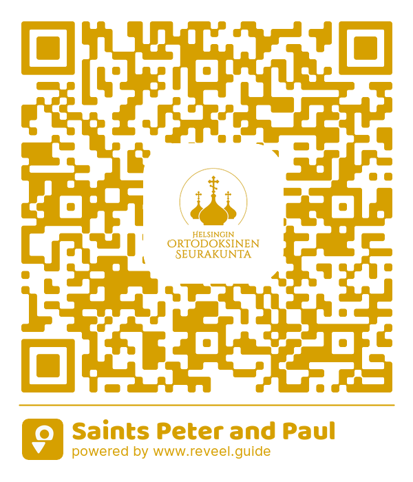 Image of the QR linking to the Saints Peter and Paul
