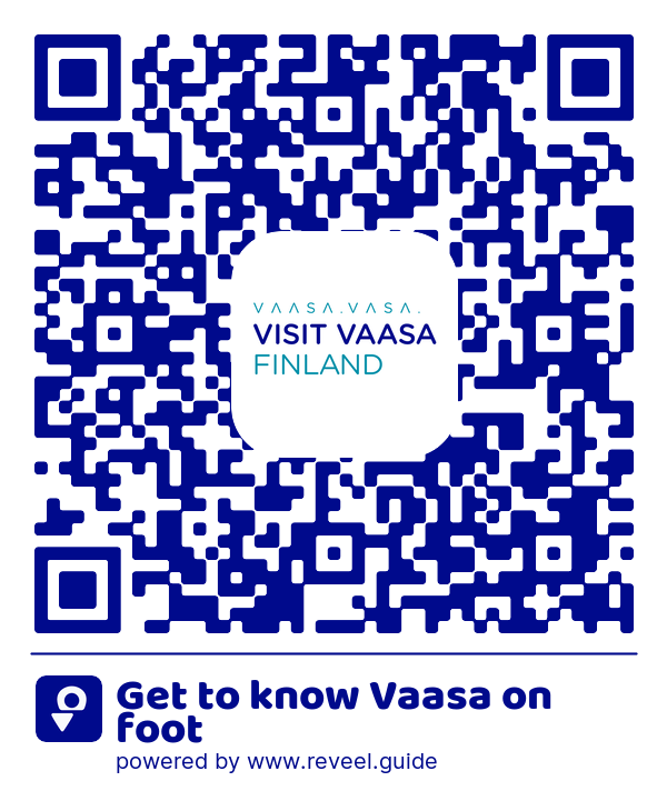 Image of the QR linking to the Get to know Vaasa on foot