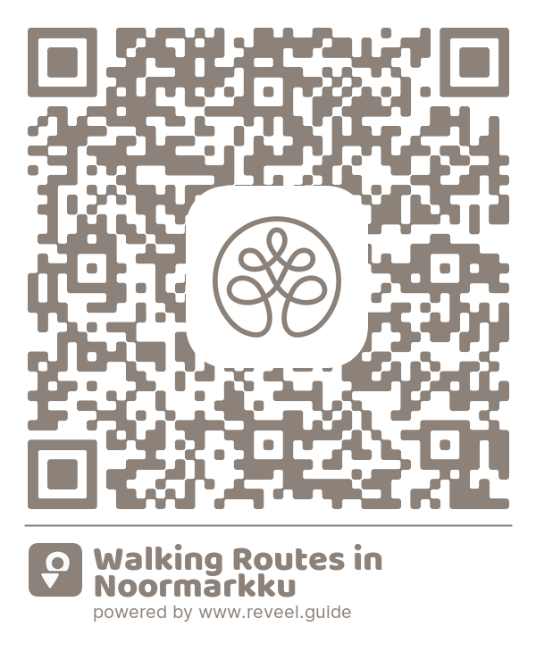 Image of the QR linking to the Walking Routes in Noormarkku
