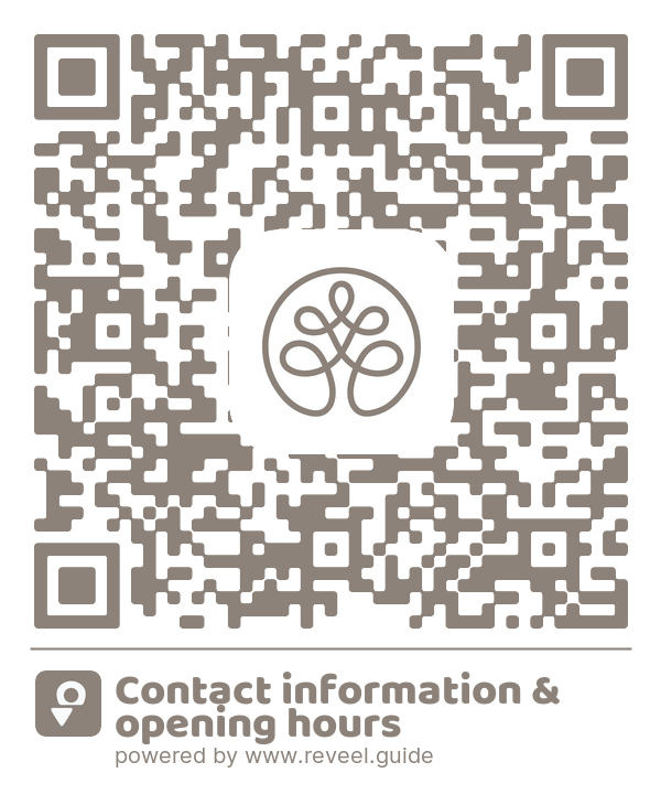 Image of the QR linking to the Contact information & opening hours
