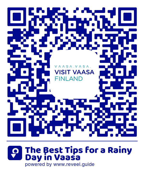 Image of the QR linking to the Parhaat sadepäivän vinkit Vaasaan