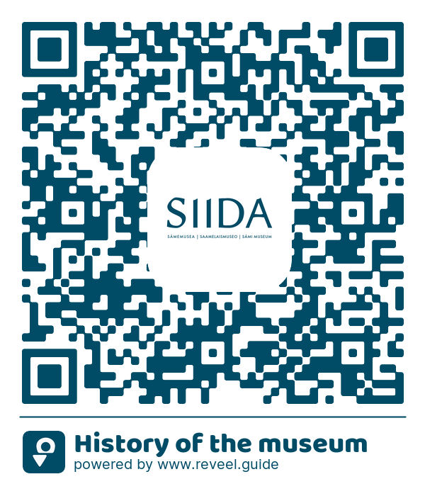 Image of the QR linking to the History of the museum
