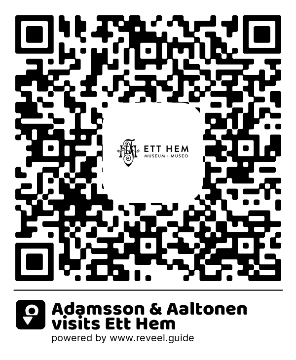 Image of the QR linking to the Adamsson & Aaltonen visits Ett Hem