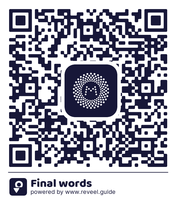 Image of the QR linking to the Final words