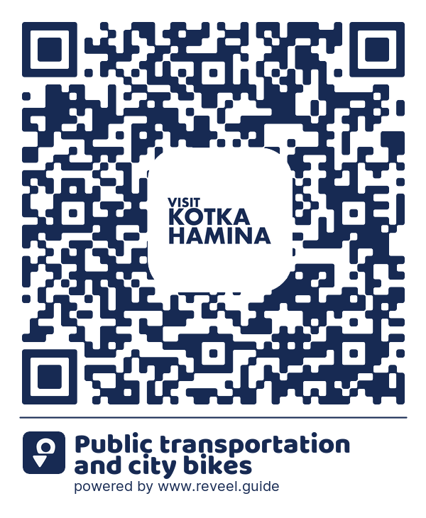 Image of the QR linking to the Public transportation and city bikes