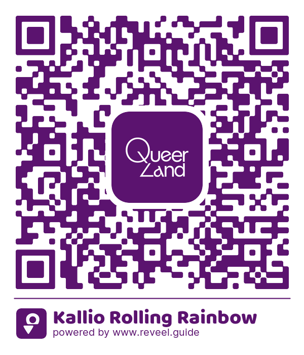 Image of the QR linking to the Kallio Rolling Rainbow