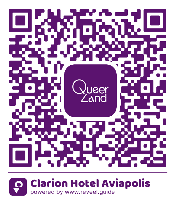 Image of the QR linking to the Clarion Hotel Aviapolis