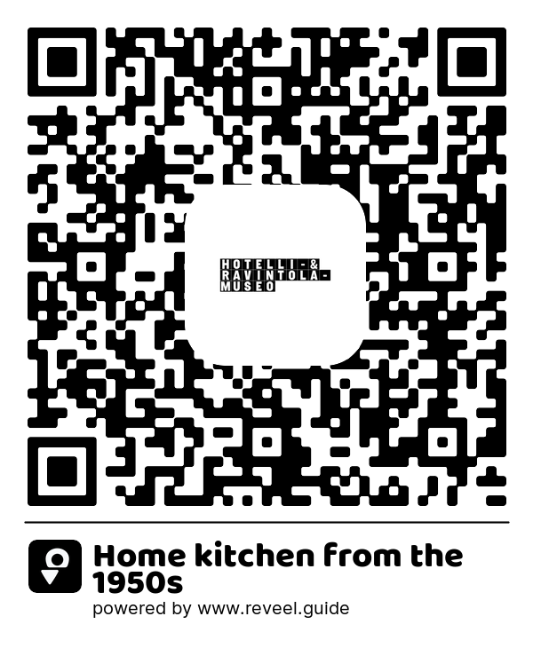 Image of the QR linking to the Home kitchen from the 1950s