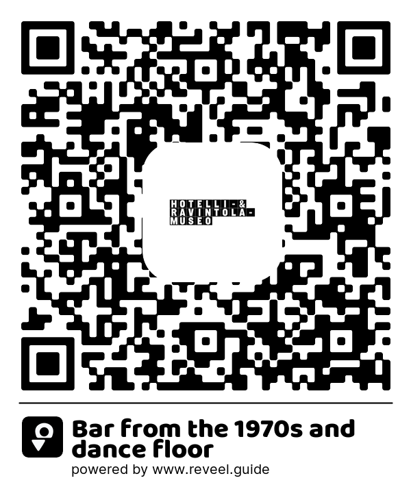 Image of the QR linking to the Bar from the 1970s and dance floor
