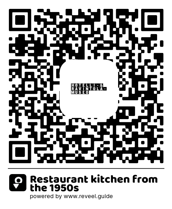 Image of the QR linking to the Restaurant kitchen from the 1950s