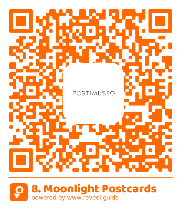 Image of the QR linking to the 8. Moonlight Postcards