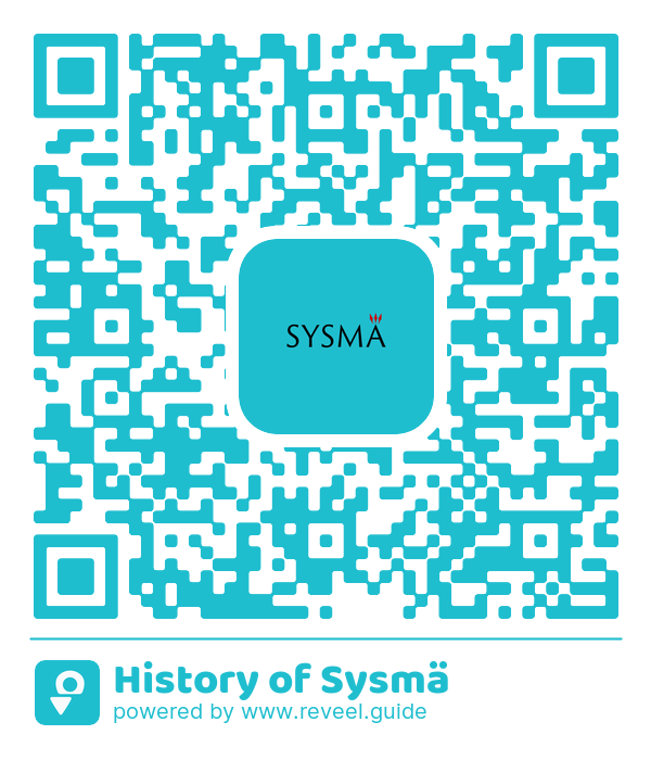 Image of the QR linking to the History of Sysmä