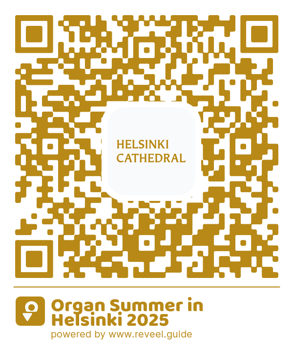 Image of the QR linking to the Organ Summer in Helsinki 2025