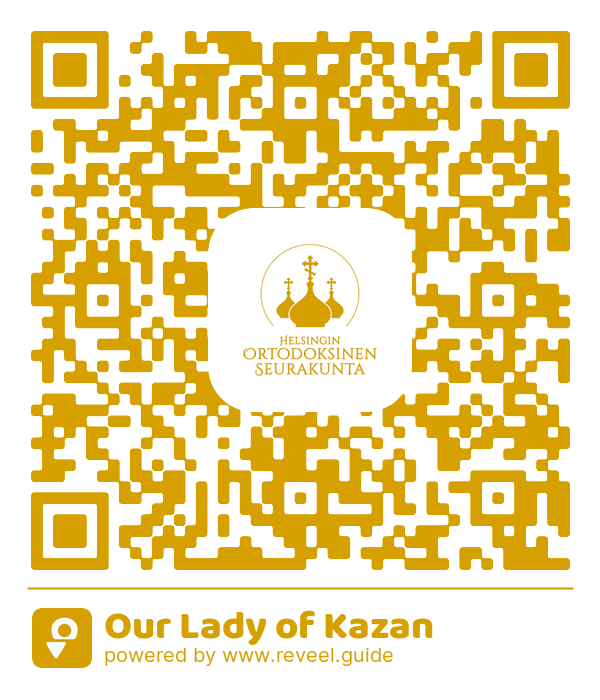 Image of the QR linking to the Our Lady of Kazan