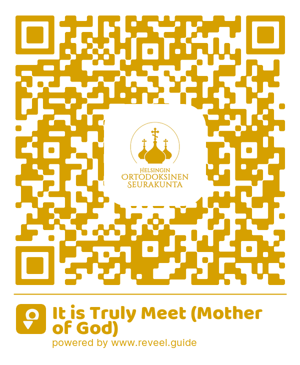 Image of the QR linking to the It is Truly Meet (Mother of God)