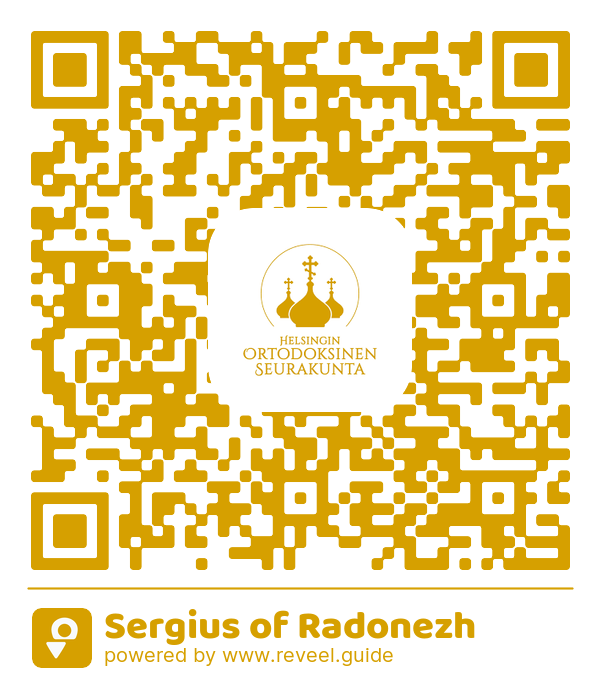Image of the QR linking to the Sergius of Radonezh