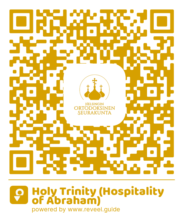 Image of the QR linking to the Holy Trinity (Hospitality of Abraham)