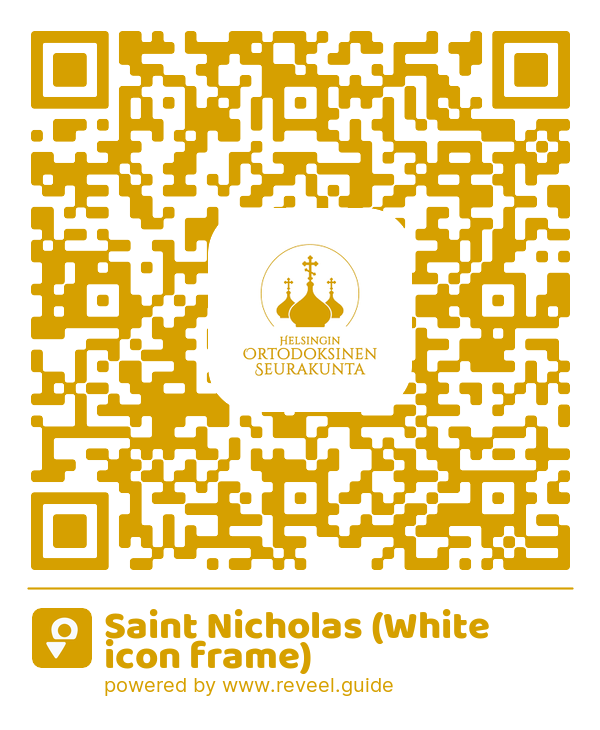 Image of the QR linking to the Saint Nicholas (White icon frame)
